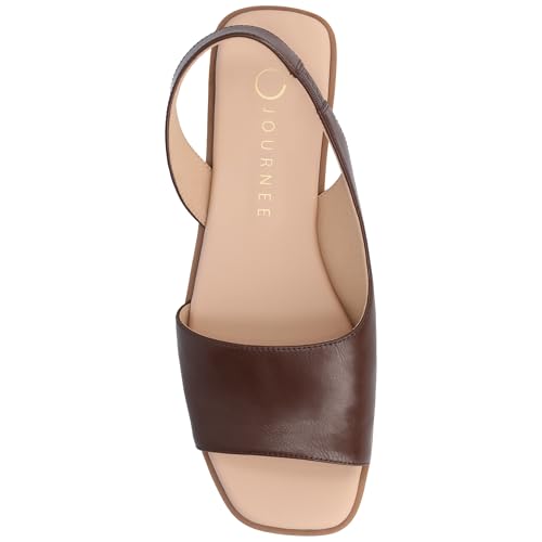 Image of Journee Collection Women's Brinsley Slingback Flat Sandals