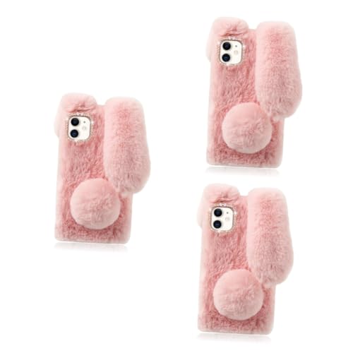 Coque en peluche lapin pour Mini lot de 3 protections amovibles UKCOCO - 5