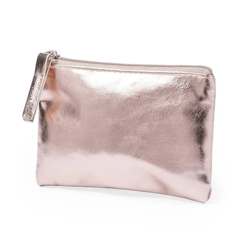 Llavero bolsa almacenamiento para evitar pérdida de monedas con mini billetera transparente 7