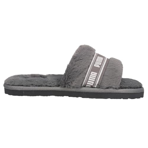 PUMA Kids Girls Fluffy Slide Casual Sandals Casual - Grey