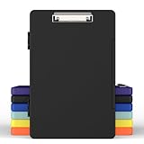 Juvealoe Legal Size Clipboard with Storage, High Capacity 8.5 x 14 Clip Board for Lawers, Folio & Side-Opening, Size 15 x 10 x 1.2 in, Black