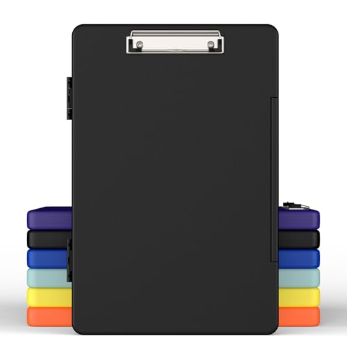 Juvealoe Legal Size Clipboard with Storage, 8.5 x 14 Clip