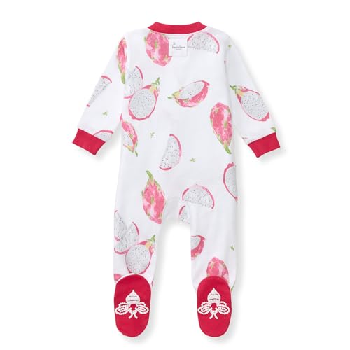 Image of Burt's Bees Baby unisex-baby Sleep & Play, Organic One-piece Romper-jumpsuit Pj, Zip Front Footed Pajama