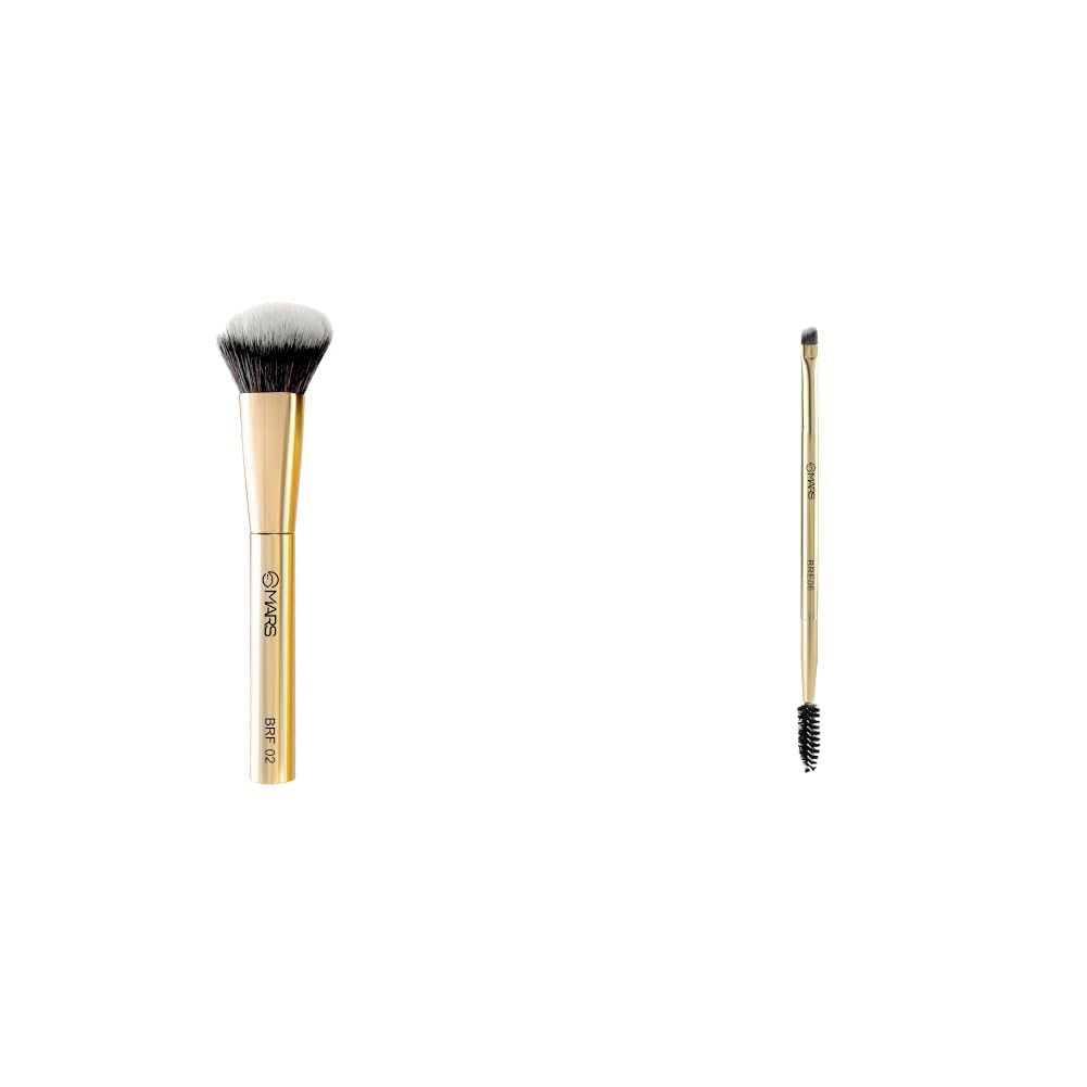 MARS Artists Arsenal Professional Bronzer Makeup Brush for Face Cheeks MARS Artists Arsenal Professional Angled Brush With Spoolie-image-25