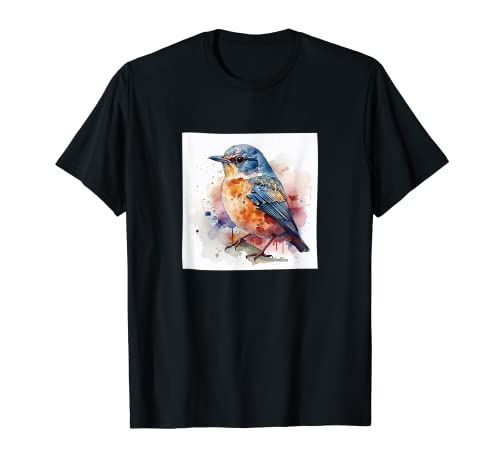 Gráfico de acuarela de pájaro Camiseta