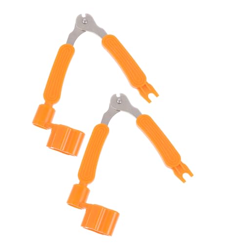 Abaodam Guitar String Cutters 3 in 1 Guitar String Winder Clippers Puller Tool Set