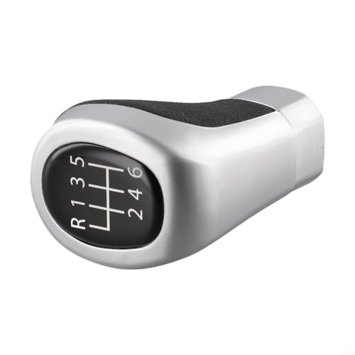 Elchuiaby Cubierta para pomo de palanca de cambios LHD 5-6 velocidades para BMW E90 E91 E92 E93 Serie 3 2005-2012, plástico ABS a prueba de polvo (6 velocidades)