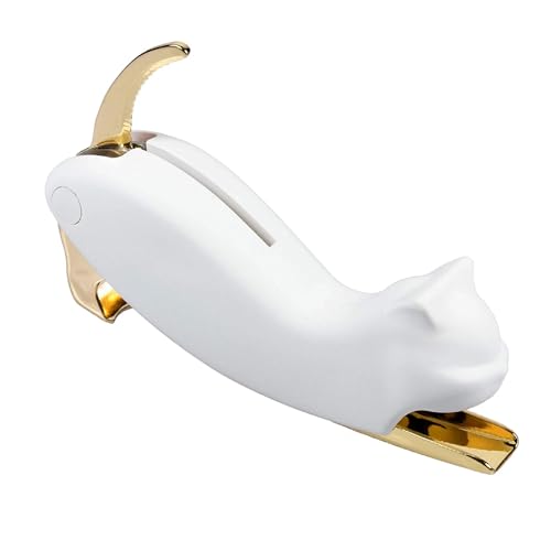 HAMILO ワインオープナー 猫型 2段式 コルク抜き ソムリエナイフ ステンレス製 (ゴールド)