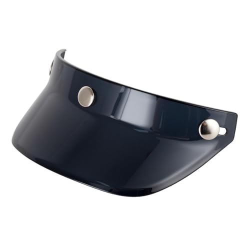 TTETTZ Helmet Visor Peak Cover Visor Sunshield Peak 3 Snap Helmet Visor Protector for Helmets with 3 Buttons Parts, Black