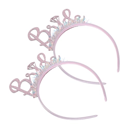 Bandeau de Mariée Blanc 2 Pièces coiffe élégante pour cheveux mariage et cérémonie