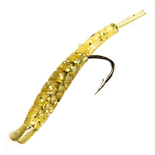 Iscas de pesca falsas, 100 peças/conjunto de iscas falsas em forma de camarão com gancho afiado, isc