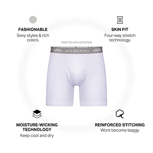 Mio Marino – Premium Cotton, Mens underwear boxer briefs, 5-Pack – Moisture Wicking for Comfort – Skin Fit – Bold Colors4