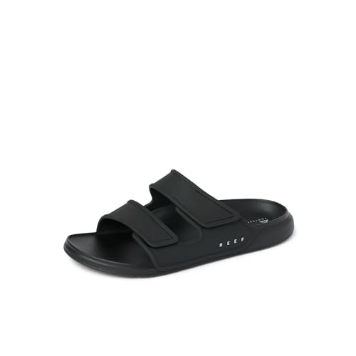 REEF Oasis Adapt Mens Slide Sandal Soft and Supportive Footbed Water Friendly Black 12