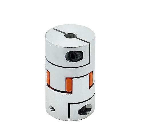 Rigid Coupling,Stainless Steel Rigid Coupling 1pcs D40L66 Coupler CNC Aluminium Plum Flexible Shaft Coupling Stepper Motor Connector(10x12.7)