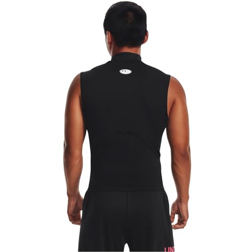 Under Armour Mens HeatGear Armour Compression Mock Sleeveless