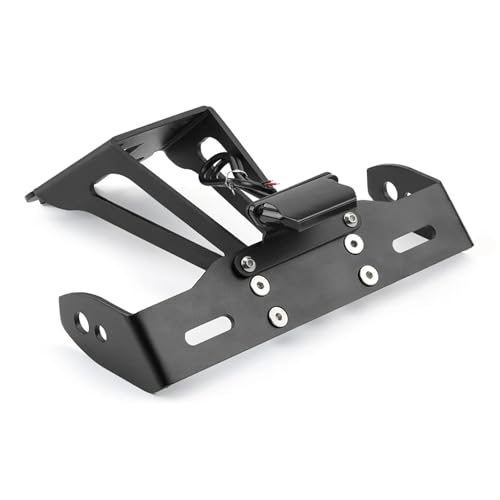 Support Plaque D'immatriculation Moto pour Suzuki pour GSXS 1000 1000F pour GSX-S 750 950 Moto Lumière LED Support Plaque D'immatriculation Éliminateur...