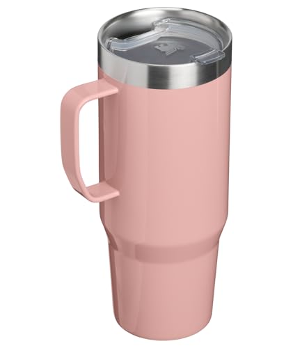 Image of STANLEY The Everyday Suburban Mug | 30 oz | Drink Through Lid | Cup for Coffee, Tea and Drinks | Insulated Stainless Steel Coffee Mug | BPA-Free | Peach Rose Gloss