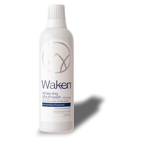 Waken Whitening Mouthwash with Fluoride Cover