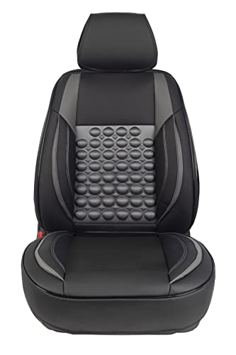 Origen Ergonomischer Sitzbezug für den Vordersitz Modell R6 Schwarz & Grau mit 6 cm Schaumstoff. Kompatibel mit Seitenairbag. Hergestellt aus hochwertigen Materialien. Universell und ergonomisch.
