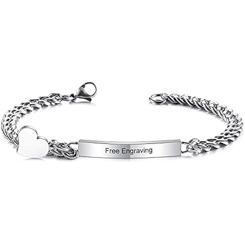 MunkiMix Personalizadas Pulseras Grabado Nombre Identificación Cover