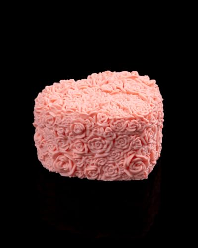 Estuche de anillo de compromiso exclusivo con relieve botánico 8