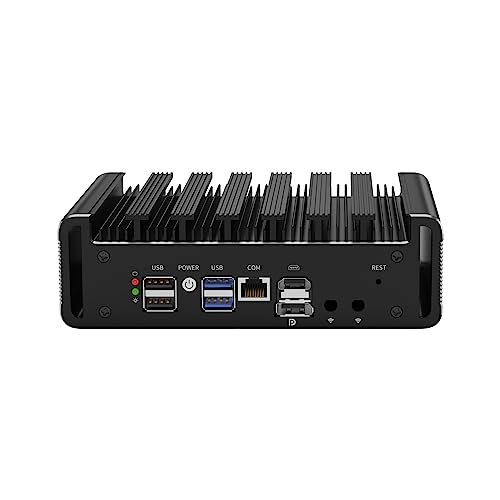 Micro Firewall Appliance, Mini PC, VPN, Router PC, Intel Core I3 1115G4, H12, AES-NI, 6 x Intel 2.5GbE I226-V LAN, DP1.4, HDMI2.0, Console, SIM Slot, No RAM, No Storage, No System - PC Desktop - Immagine 1