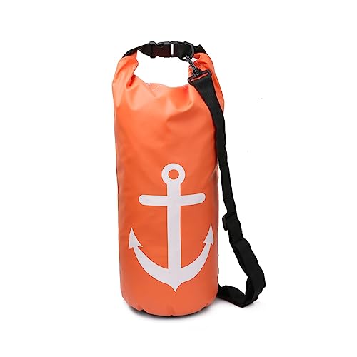 Sonia Originelli 10 Liter Seesack Anker Wasserfest Trockensack Survival Bag Farbe Orange