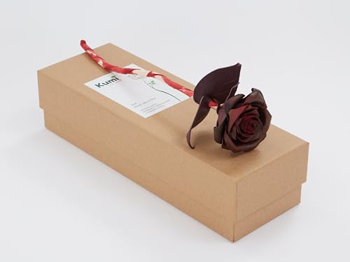 Kumi Living Leather Rose Dark Red