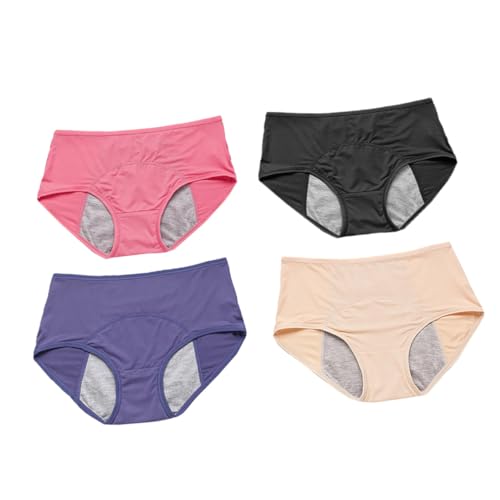 Culottes menstruelles pour le sport et la nuit lot de 4 culottes respirantes