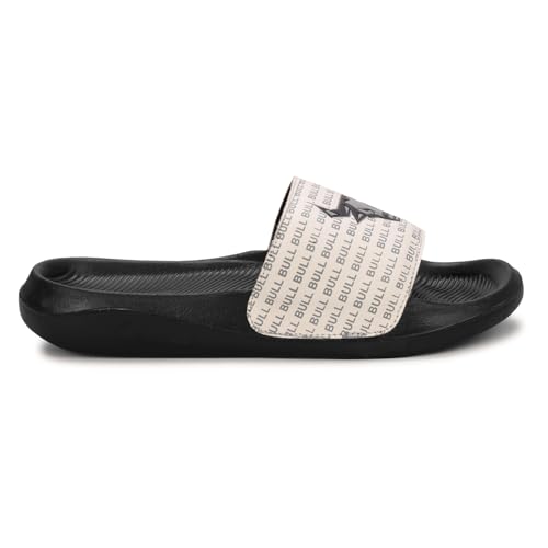 Image of PERY-PAO Sliders for Men | Lightweight Comfortable Boys Slippers | Flip-Flops White | Black | Sea Green | Red