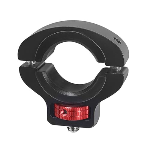 Fahrradhalterung, Motorrad Kamerahalterung, 360° Drehbare Lenker Halterung, 1/4 Mount Fahrradklemmhalter für GoPro Insta360 DJI Osmo und Fülllicht (22-32mm)