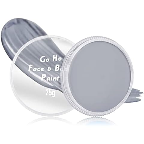 Go Ho Grey Washable Face Paint 25g Cover