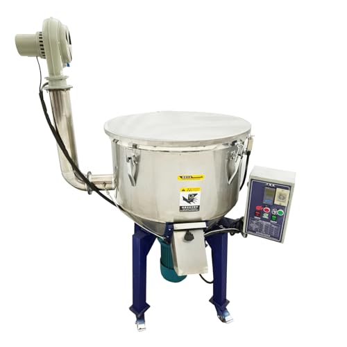 LGXEnzhuo Powder Plastic Granule Mixing Machine 220LB Capacity Vertical Granular Pellet Color Mixer 4000W Farm Blender Blending Machine 220V/1PH