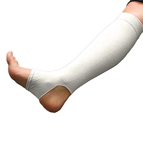 Prevent Products, Inc. - GeriLegÂ® Elderly Leg Skin Protector, Thin Skin Tear & Bruise Protective Geri-Sleeves for Legs - Made in USA -One Pair per Pack (Medium/White)