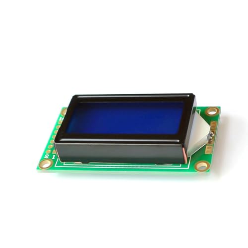 lazyfun 8x2 LCD Screen Module 0802A Line Display Low Power Consumption High Resolution LCD Screen for Industrial Systems for Electronics