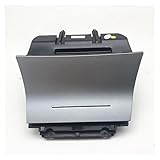 Compatible con Skoda Octavia AIHUA Tienda Compatible con Skoda Octavia Frente Cenicero Asamblea Cenicero Caja de Sundry Box Silver Grey