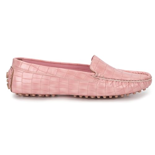 Image of YOHO Bliss Comfortable Slip On Semi Casual Loafer for Women | Stylish Fashion Moccasins Range | Cushioned Footbed Finish | Flexible | Style & All-Purpose | Formal Office Wear Shoe