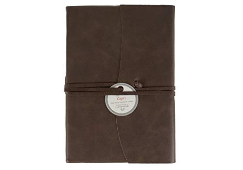 LEATHERKIND Capri Agenda in Pelle Cioccolato, A5