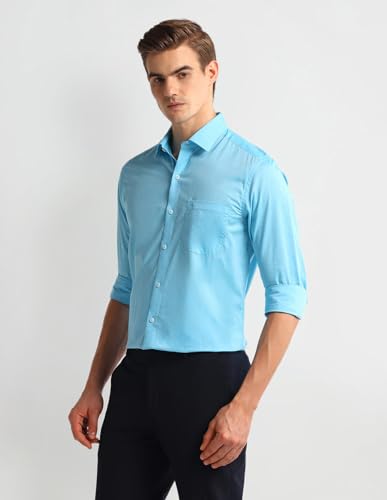 Image of Arrow Men's Solid Slim Fit Shirt