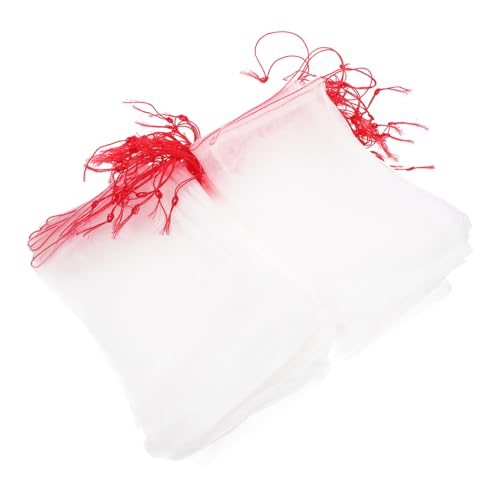 STOBAZA Bag Replacement for Aquarium 100pcs Pull String Bags Washer Supply Mesh Pouch