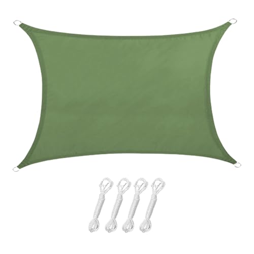 Toldo rectangular con bloqueo UV resistente al agua para cubiertas y patios 7