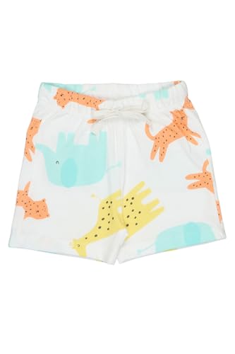 Image of Pantaloons Baby Kids 100% Cotton Printed Shorts | Regular Fit | Mid Rise Waist | Above Knee Length