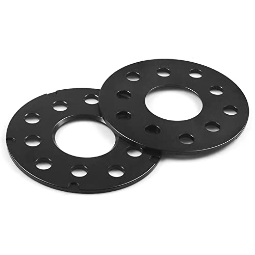 Entretoises de roue rouges 5mm pour Golf Passat 5x100 5x112 espaceurs