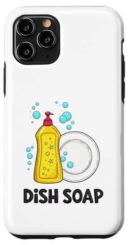 食器用洗剤と泡が特徴の楽しいデザイン スマホケース iPhone 11 Pro 用
