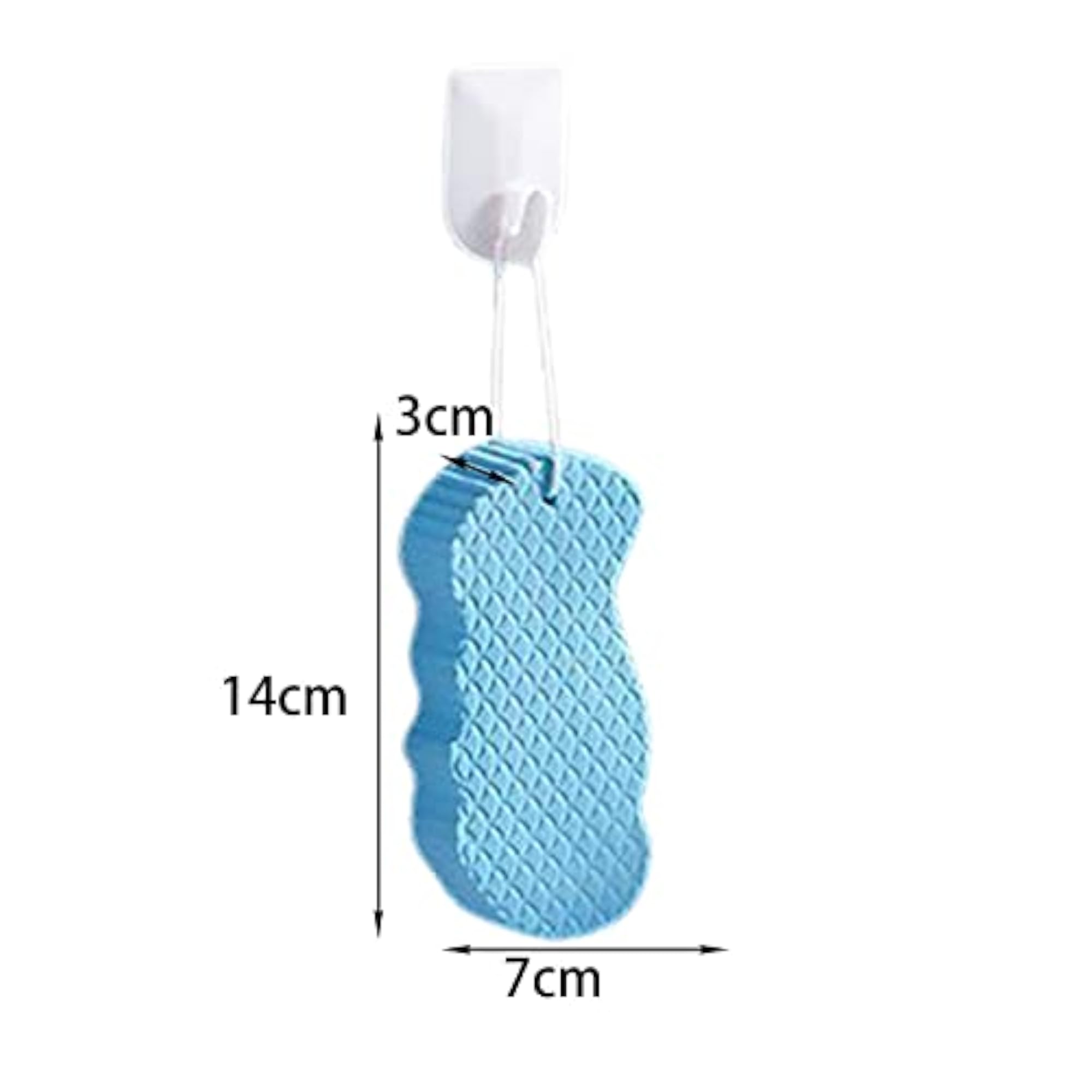 4X Shower Sponge Soft Cute Shapes Exfoliating