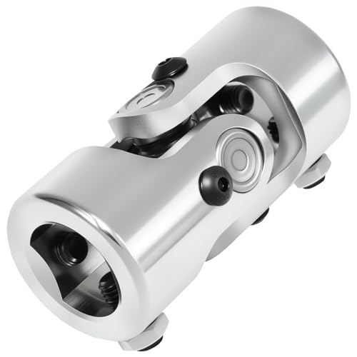 Image of 1 inch DD X 3 /4 inch-36 Spline Steering Shaft Universal U Joint Automotive Replacement Universal Joints Coupler U-Joint Coupling