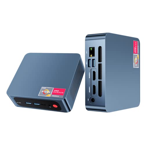 Mini Pc Ryzen Mini PC Windows 11 Pro Ryzen 7 3750H AMD Mini-PC Por Juego 16G DDR4 500G M.2 NVME SSD TRIGKEY S3 Mini Ordenador Windows 10...