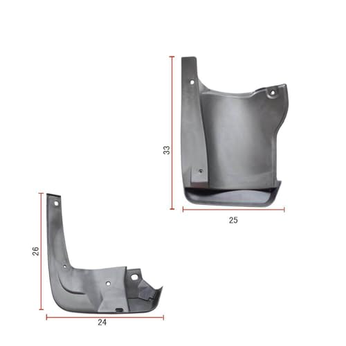 Image of Set of 4 Pcs Mud Flaps Fit for 2008 2009 2010 2011 2012 Honda Accord 4-Door Sedan Guards Mudguards Mudflaps (Not Fits 2-Door Coupe & Sport Models) Mud Splash Guards Front and Rear