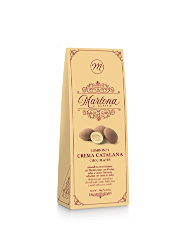 Mi&Cu Gourmet - Marlonas Crema Catalana 80 gr - Almendras Caramelizadas del Mediterráneo - La Joya de Vilafranca
