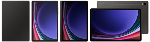Image of Samsung Galaxy Tab S9 RAM 8 GB, ROM 128 GB Expandable, S Pen in-Box, Wi-Fi Tablet, Gray with S9 Screen Protector, Transparent & S9 Privacy Screen, Black & S9 Book Cover Keyboard, Black
